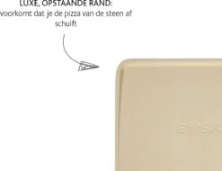 Boska Pizzasteen Deluxe Rechthoek - Voor De Oven - Knapperige Pizza's - 40x32 Cm - BBQ Accessoires -Barbecue Series Winkel 1200x921 1