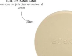 Boska Pizzasteen Deluxe - Voor Oven & BBQ - Knapperige Pizza's - Ø 29.5 Cm - BBQ Accessoires -Barbecue Series Winkel 1200x921 2