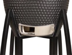 Patton - Kamado 21" - Premium Black - Keramische Barbecue - Incl. Bluetooth Kerntemperatuurmeter - LED Verlichting - Large - Compleet - Zwart -Barbecue Series Winkel 1200x923