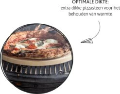 Boska Pizzasteen Deluxe - Voor Oven & BBQ - Knapperige Pizza's - Ø 29.5 Cm - BBQ Accessoires -Barbecue Series Winkel 1200x942 3