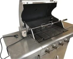BBQNovation Elektrisch Draaispit Deluxe Met Extra Lang RVS Spit Geschikt Voor Meeste GAS BBQ's -Barbecue Series Winkel 1200x968