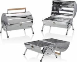 BBQ Collection Houtskoolbarbecue - Cilinder - Chroom 8 BBQ Collection Houtskoolbarbecue - Cilinder - Chroom -Barbecue Series Winkel 1200x972