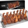 GrillX Kippenvleugelhouder - Kiphouder Voor BBQ & Oven - RVS - BBQ Accesoires