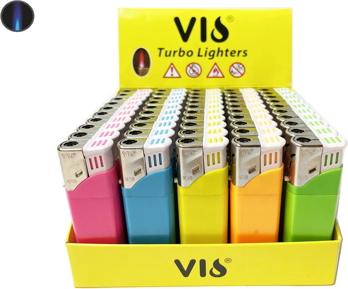 Stormaanstekers Turbo aanstekers neon kleur - merk Unilite Vio - tray van 50 stuks - navulbaar. Stormaanstekers Turbo Aanstekers Neon Kleur - Merk Unilite Vio - Tray Van 50 Stuks - Navulbaar. -Barbecue Series Winkel