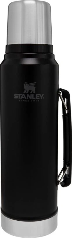 Stanley The Legendary Classic Bottle 1,00L - Thermosfles - Matte Black -Barbecue Series Winkel 366x1200