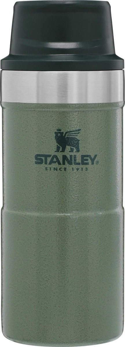 Stanley Trigger-Action Travel Mug 0.35L - thermosfles - Hammertone Green Stanley Trigger-Action Travel Mug 0.35L - Thermosfles - Hammertone Green -Barbecue Series Winkel