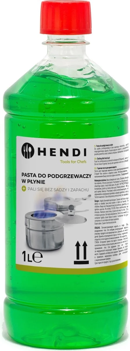 Hendi Brandpasta voor Chafing Dish - Brandgel Fles - 1 Liter Hendi Brandpasta Voor Chafing Dish - Brandgel Fles - 1 Liter -Barbecue Series Winkel
