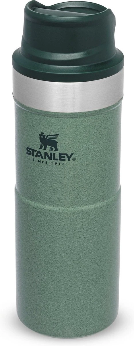 Stanley Trigger-Action Travel Mug 0.35L - thermosfles - Hammertone Green Stanley Trigger-Action Travel Mug 0.35L - Thermosfles - Hammertone Green -Barbecue Series Winkel