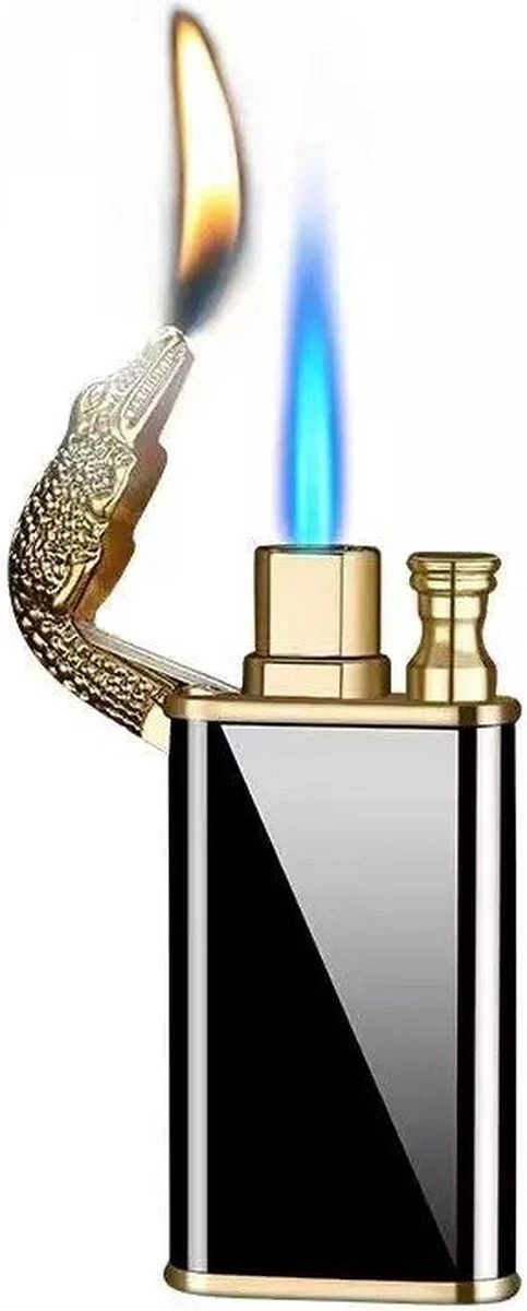 Dragon Lighter - Draak Aansteker - Dual Flame - Vuur Aansteker - Verschillende Vlamgrootte - Hervulbaar - WBV™ Dragon Lighter - Draak Aansteker - Dual Flame - Vuur Aansteker - Verschillende Vlamgrootte - Hervulbaar - WBV™ -Barbecue Series Winkel