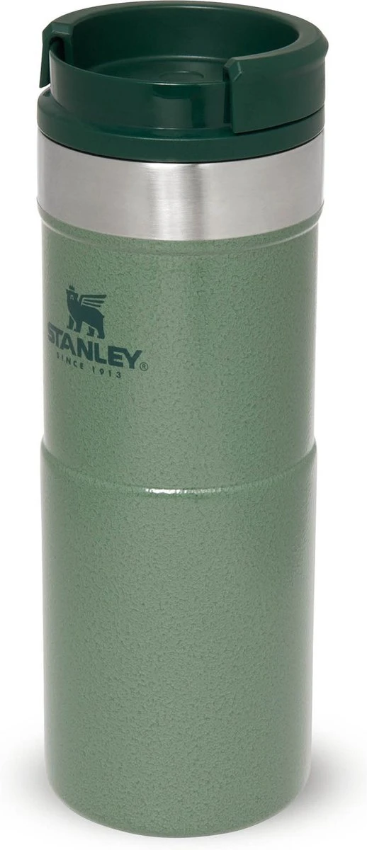 Stanley The NeverLeak™ Travel Mug 0,35L NEW - Thermosfles - Hammertone Green Stanley The NeverLeak™ Travel Mug 0,35L NEW - Thermosfles - Hammertone Green -Barbecue Series Winkel 518x1200 4
