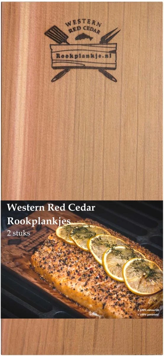 Rookplank Western Red Cedar - 2 stuks - BBQ - Rookhout Merkloos Rookplank Western Red Cedar - 2 Stuks - BBQ - Rookhout -Barbecue Series Winkel