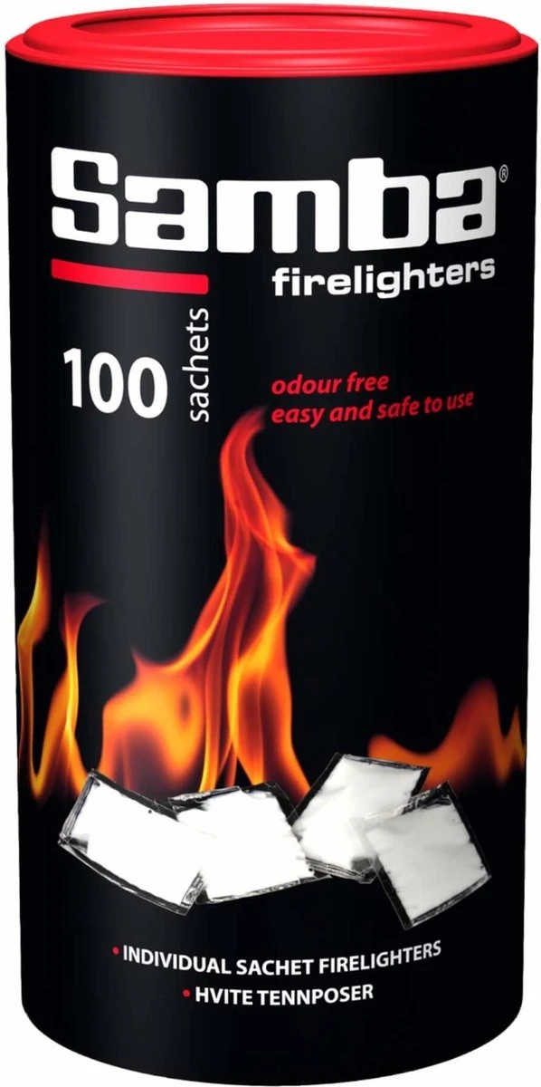 Samba Aanmaakzakjes Openhaard - 100 stuks in Koker Samba Aanmaakzakjes Openhaard - 100 Stuks In Koker -Barbecue Series Winkel 598x1200 1