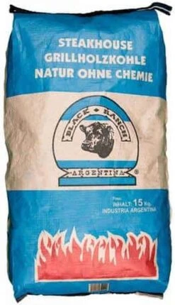 Black Ranch Houtskool 15 Kg – Quebracho – 1 Zak