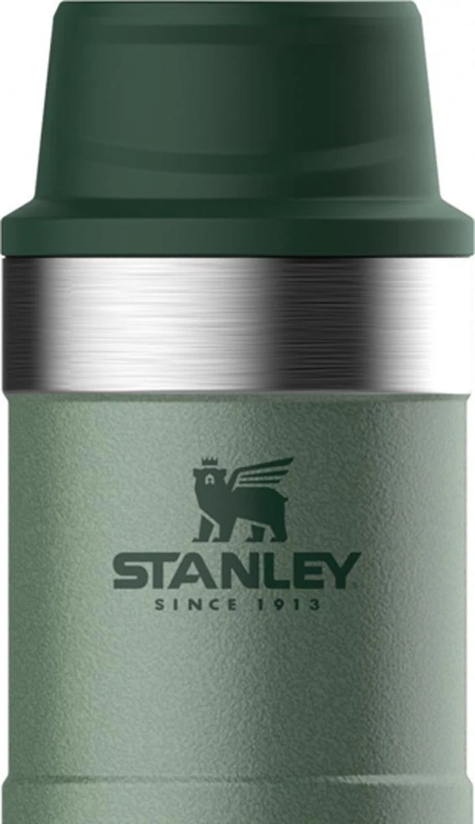 Stanley Trigger-Action Travel Mug 0.35L - thermosfles - Hammertone Green Stanley Trigger-Action Travel Mug 0.35L - Thermosfles - Hammertone Green -Barbecue Series Winkel