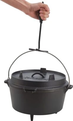 Dutch Oven Enkhuizen Met Deksel Gietijzer Zwart - 4 Varianten -Barbecue Series Winkel 720x1200