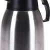 Excellent Houseware 1x Koffie/thee Thermoskan RVS 1500 Ml - Isoleerkannen Voor Warme / Koude Dranken