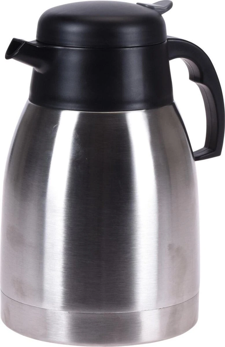 1x Koffie/thee thermoskan RVS 1500 ml - Isoleerkannen voor warme / koude dranken Excellent Houseware 1x Koffie/thee Thermoskan RVS 1500 Ml - Isoleerkannen Voor Warme / Koude Dranken -Barbecue Series Winkel 778x1200 1