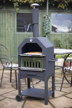 Merkloos MaxxGarden Pizza Oven - Smoker Barbecue Houtskool 45 X 65 X 158cm -Barbecue Series Winkel 800x1200 8