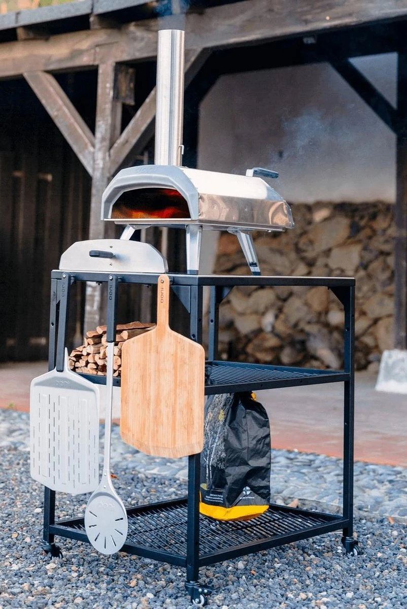 Ooni - Tafel - Medium - Pizza tafel - 60x80x 90cm - RVS - Zwart Ooni - Tafel - Medium - Pizza Tafel - 60x80x 90cm - RVS - Zwart -Barbecue Series Winkel 803x1200 2