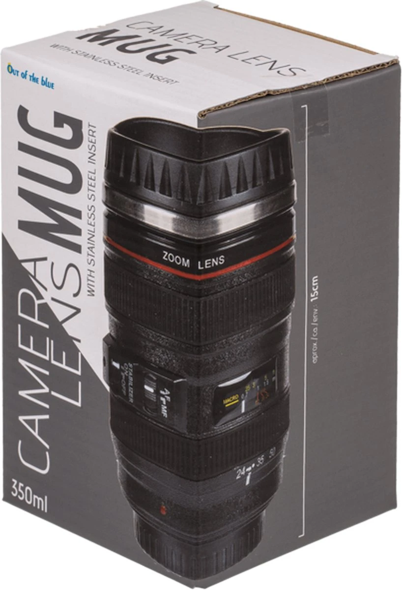 Camera Lens Mok 13,5x8cm thermosbeker Out Of The Blue Camera Lens Mok 13,5x8cm Thermosbeker -Barbecue Series Winkel 818x1200 1