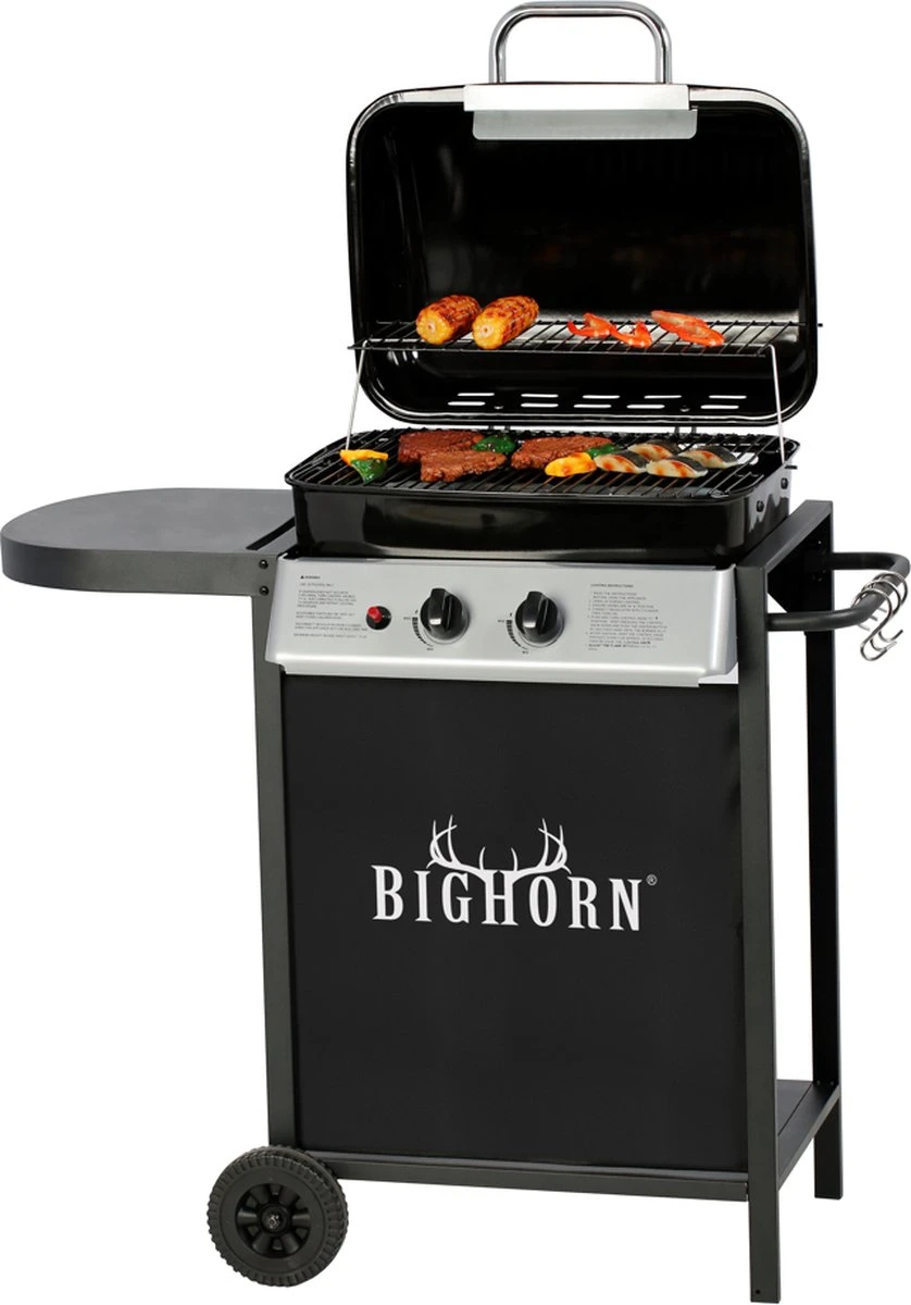 Bighorn Gasbarbecue en Grill – 2 Branders – Zwart Bighorn Gasbarbecue En Grill – 2 Branders – Zwart -Barbecue Series Winkel 838x1200 1