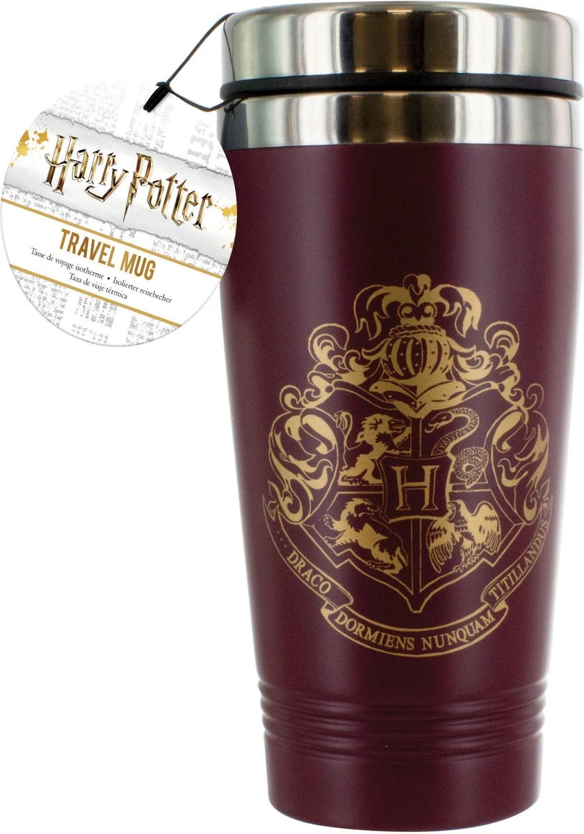 Harry Potter Reisbeker - Hogwarts - 450 ml Paladone Harry Potter Reisbeker - Hogwarts - 450 Ml -Barbecue Series Winkel