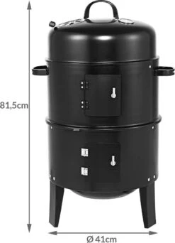 Merkloos Monzana Barbecue-ROKER-Grill-Oven -Barbecue Series Winkel 867x1200 1