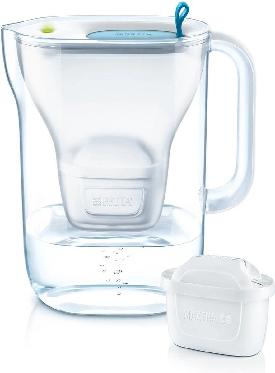 BRITA - Waterfilterkan Style Cool - Blauw - 2,4L + 3 MAXTRA+ Waterfilterpatronen BRITA - Waterfilterkan Style Cool - Blauw - 2,4L + 3 MAXTRA+ Waterfilterpatronen -Barbecue Series Winkel
