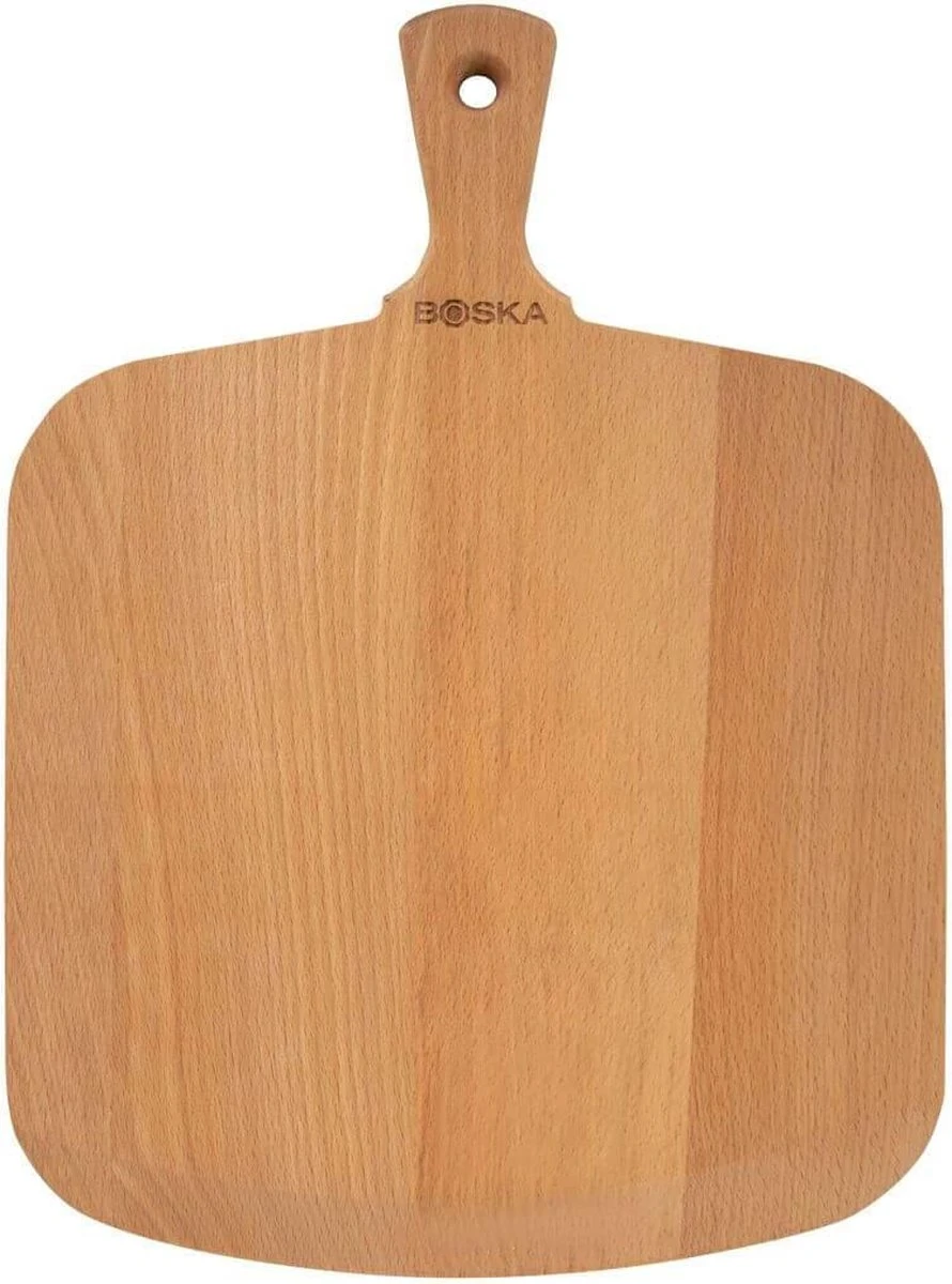 Boska Pizzaschep Amigo - Voor warme en koude pizza - Kort handvat - Beukenhout - 30 cm breed Boska Pizzaschep Amigo - Voor Warme En Koude Pizza - Kort Handvat - Beukenhout - 30 Cm Breed -Barbecue Series Winkel