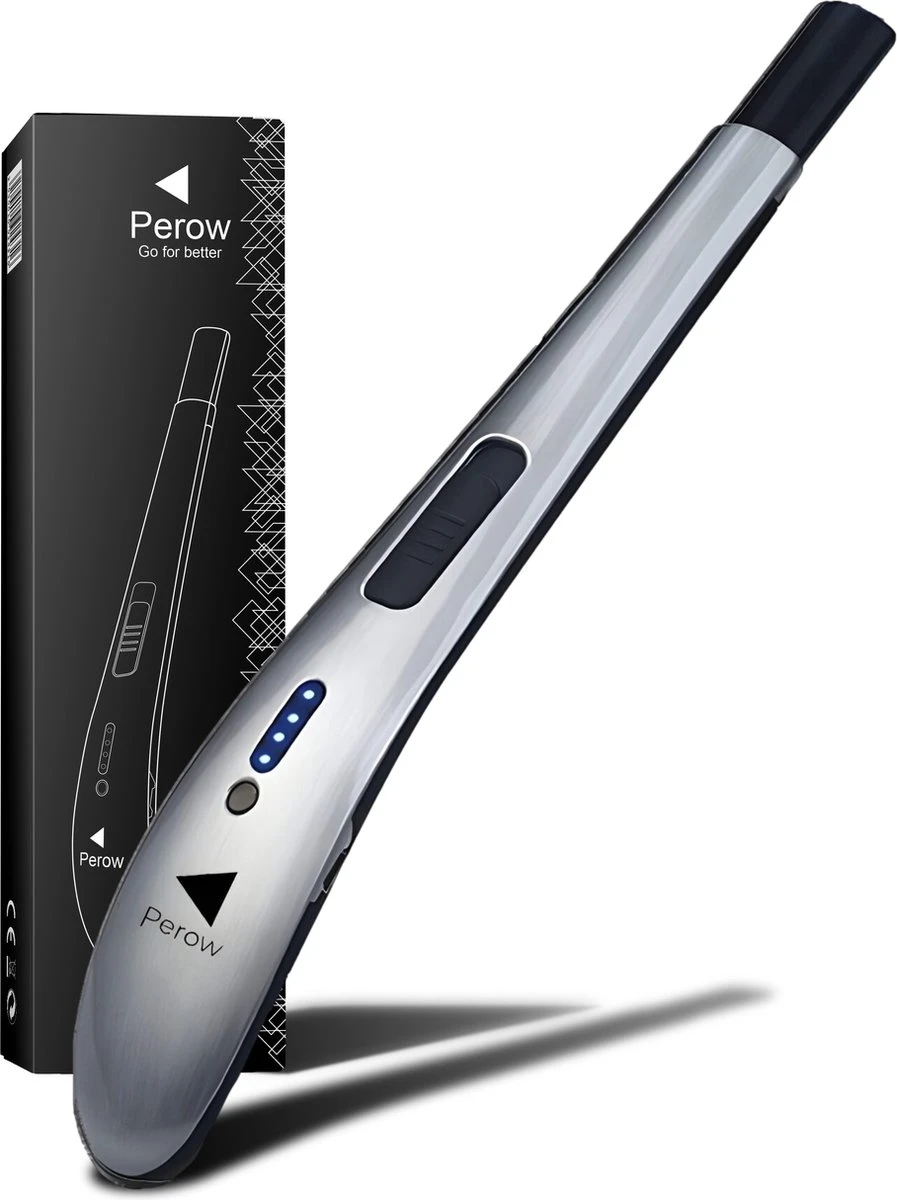 Oplaadbare Lange Elektrische Aansteker - Zilver - Duurzame Plasma Aansteker - Inclusief Cadeauverpakking - BBQ - Kaarsen Oplaadbare Lange Elektrische Aansteker - Zilver - Duurzame Plasma Aansteker - Inclusief Cadeauverpakking - BBQ - Kaarsen -Barbecue Series Winkel