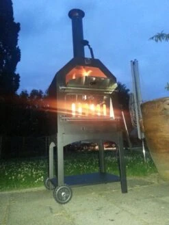 Merkloos MaxxGarden Pizza Oven - Smoker Barbecue Houtskool 45 X 65 X 158cm -Barbecue Series Winkel 900x1200 17