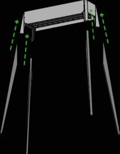 Spiedini Saté-bbq Bali 80 - Saté Houtskoolbarbecue Met Horizontaal Rooster - 80 Cm Lang, 11 Cm Breed - Materiaal: Gealuminiseerd Ijzer -Barbecue Series Winkel 938x1200 3