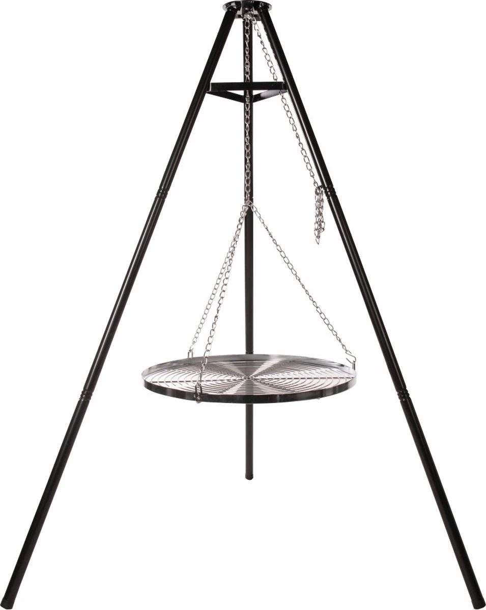 BBGRILL Driepoot barbecue zwart 172 cm BBQ TRIPOD BBGRILL Driepoot Barbecue Zwart 172 Cm BBQ TRIPOD -Barbecue Series Winkel