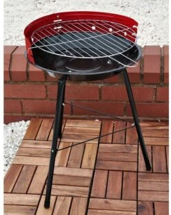 Houtskoolbarbecue Ø33 Cm | Verstelbare Grill BBQ | Halfopen | Zwart / Rood -Barbecue Series Winkel 957x1200 1