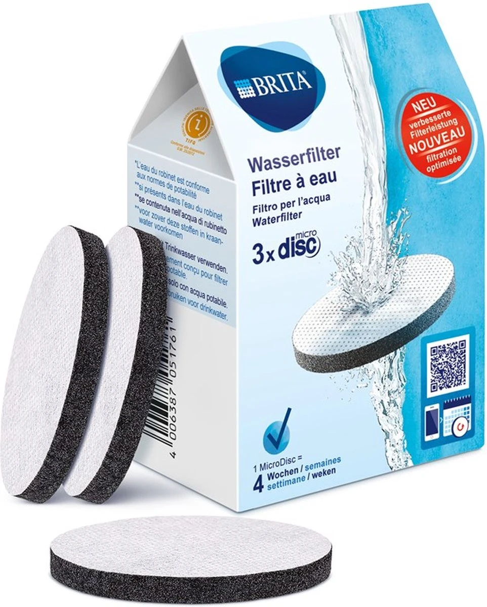 BRITA - Waterfilterpatroon MicroDisc 3-Pack BRITA - Waterfilterpatroon MicroDisc 3-Pack -Barbecue Series Winkel 962x1200 4