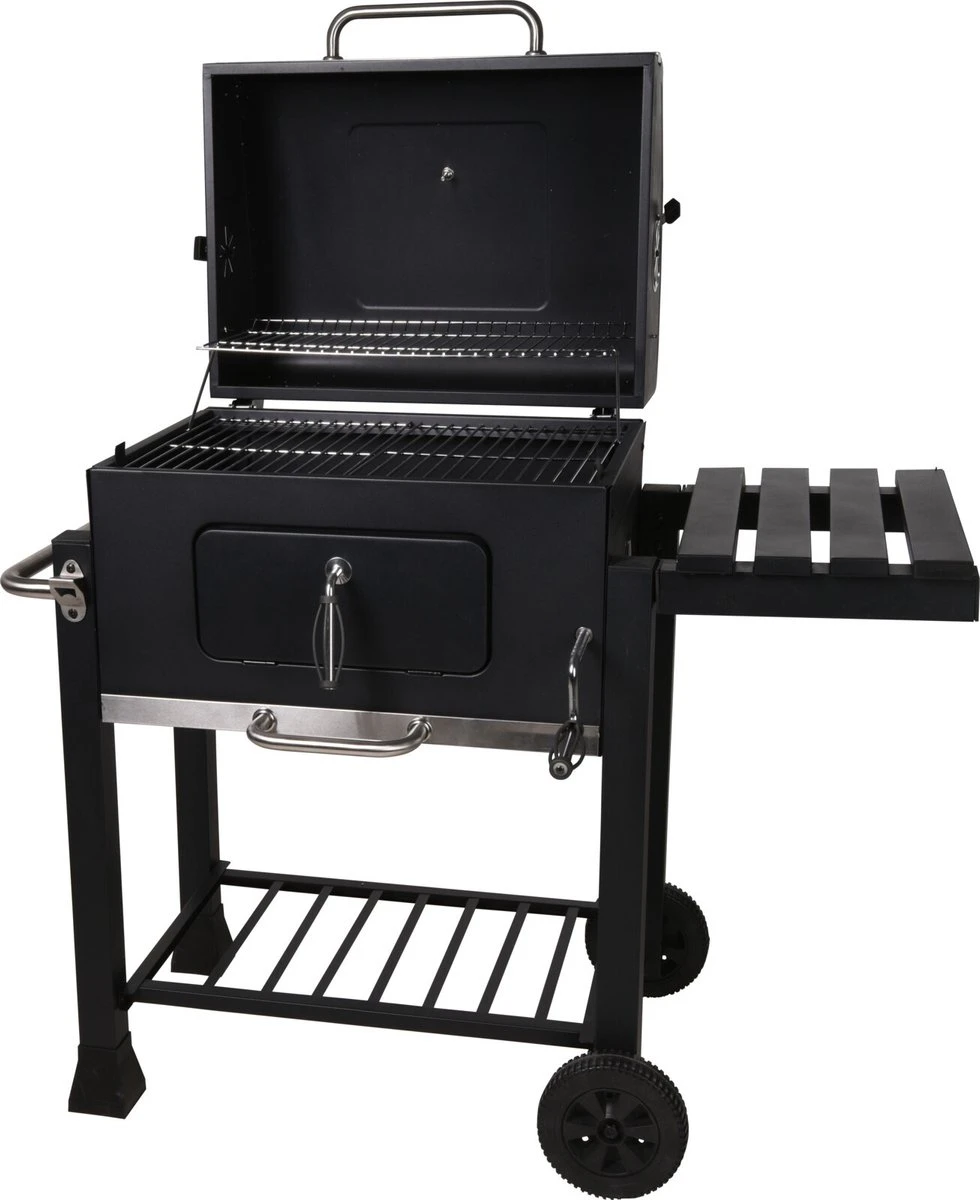 Houtskool BBQ op wielen + tafel | Mat zwart - X86000060 Houtskool BBQ Op Wielen + Tafel | Mat Zwart - X86000060 -Barbecue Series Winkel 980x1200 2